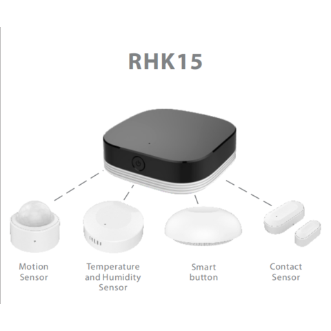 Smart Home Zigbee Temperature and Humidity Sensor Work with Homekit - China Temperature  Sensor, Temperature Detector