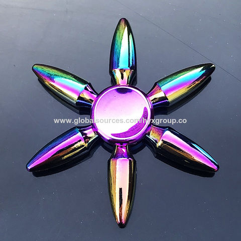 Ensemble de Jouets Fidget Spinners Arc-en-Ciel Finger Hand Spinner