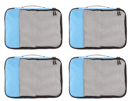 Custom Water Resistant Wholesale 4 Piece Luggage Travel Storage Bag Organizer Packing Cube Set Supplier