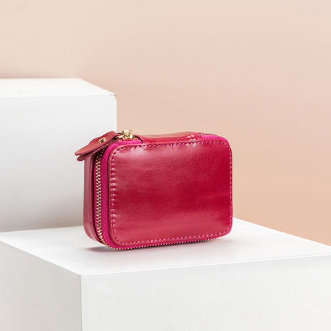Luxury Cylinder Lipstick Bag Cylinder Makeup Wallet Women Coin Zipper Purse  Fashion Design Leather Mini Key Chain Bag Gift Girl - China Luxury Cylinder Lipstick  Bag and Cylinder Makeup Wallet price