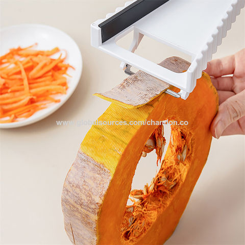 Fruits and Vegetables Peeler with Storage Box- Stainless Steel  Multifunctional Potato Peeler with Container Suitable for Carrots Potatoes  Melons