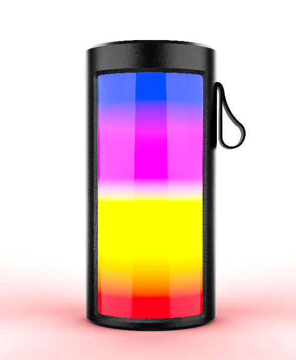 New Blue tooth Wireless active big Column Box Portable Outdoor super Bass Speaker With LED Light supplier