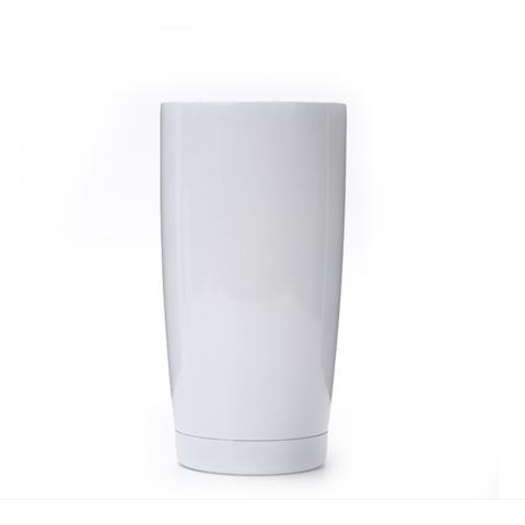 Wholesale Sublimation Wine Tumbler Cups Glossy White with Direct Drink Lid  12oz 48 Pieces