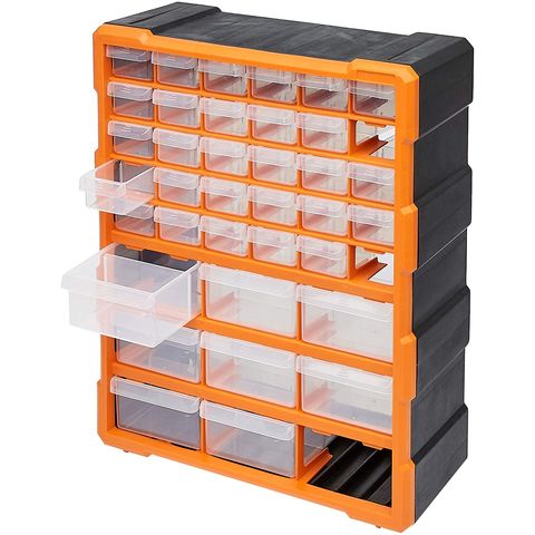 Stalwart Deluxe 42 Drawer Compartment Storage Box