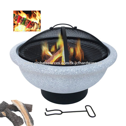 WOOD AND CHARCOAL FIRED INDOOR OUTDOOR GRILL