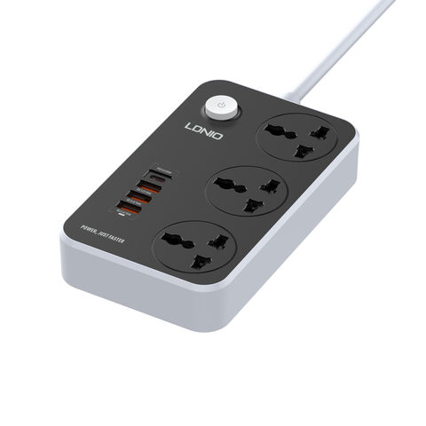 Multiprise LDNIO - 3 prise Courant + 3 ports USB