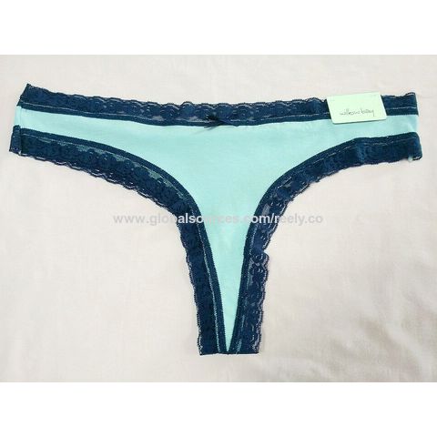 Tangas de hilo de algodón para mujer, sexy, tanga, ropa interior