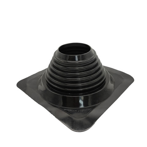Solin de toit à base carrée ajustable avec clips en aluminium