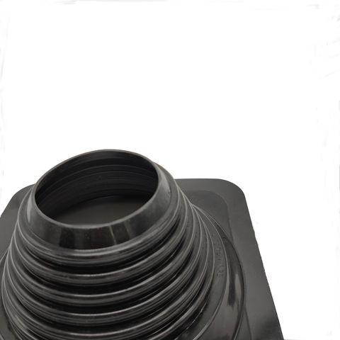 Solin de toit à base carrée ajustable avec clips en aluminium