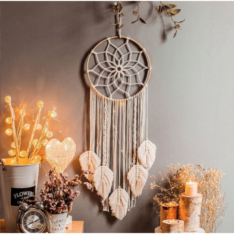 Buy Wholesale China Hot Sales Boho Hand-woven Cotton Wall Hangings