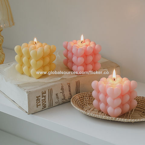 Buy Wholesale China Bubble Heart Shape Art Candle Aromatherapy Candles For  Gift & Bubble Heart Candles at USD 2.1