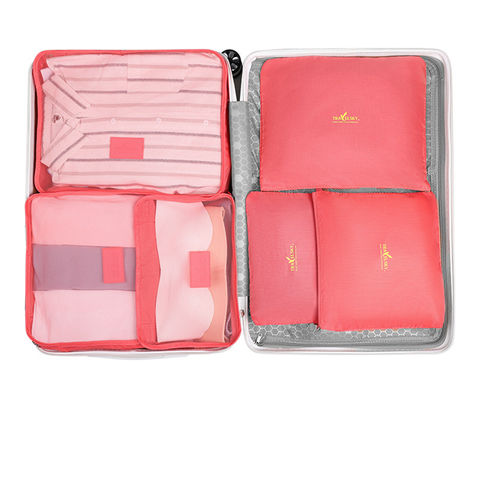 Buy Wholesale China Travelsky Travel Luggage Organizer 7 Piece Set Clothing  Storage Bags Packing Cubes & Luggage Organizers Bags at USD 3.29
