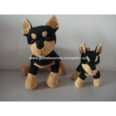 Doberman Pinscher Toy Stuffed Dog Cute Animal Dog Plush Toy Dog