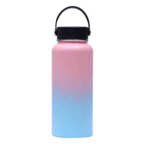 Buy Wholesale China Simple Modern Insulated Water Bottle With Straw Lid  Resuable Wide Mouth Stainless Steel Flask & Water Bottle at USD 10.4