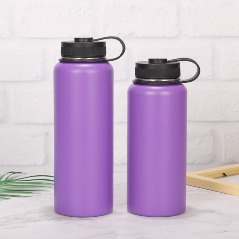 Buy Wholesale China Simple Modern Water Bottle With Straw Lid Vacuum  Insulated Stainless Steel Metal Thermos & Tumbler Cups at USD 4.75