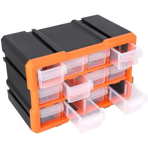 Organize screws, nails, and other small parts with this 42-drawer