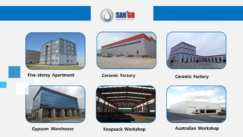 steel structure cement plant workshop shed modular warehouse custom prefab house supplier