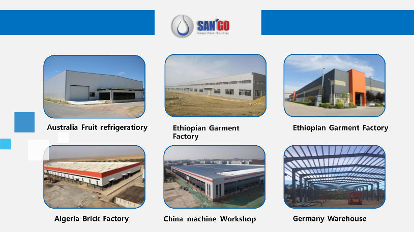 steel structure cement plant workshop shed modular warehouse custom prefab house supplier