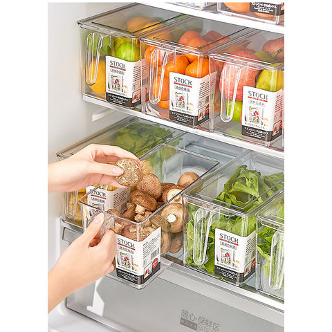 1pc Fridge Storage - Refrigerator Organizer Bins - 7L Clear