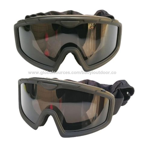 Gafas de sol a prueba de polvo gafas de esquí de nieve para hombre correa  ajusta