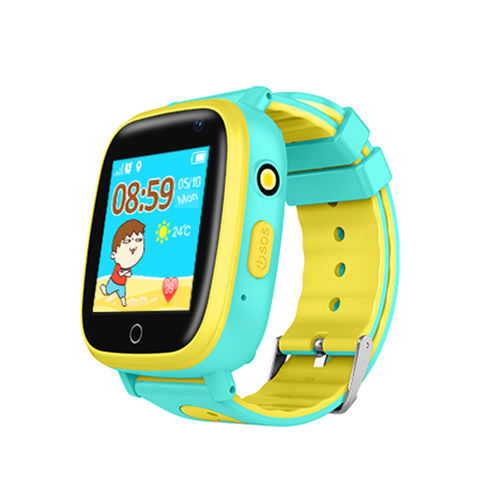 Reloj inteligente antipérdida para niños y niñas, dispositivo con tarjeta  SIM, resistente al agua, llamadas, español, portugués, inglés