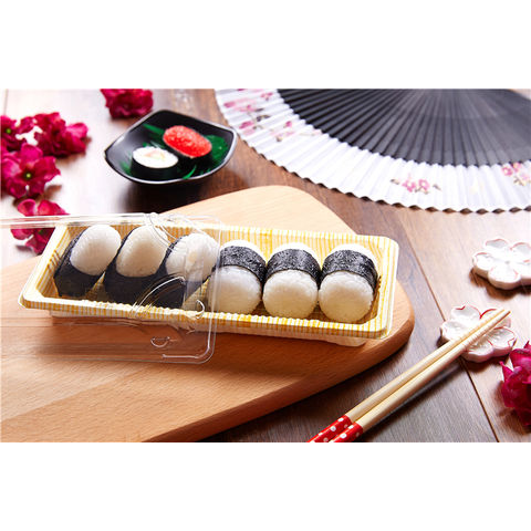 Wholesalefood Party Disposable Plastic Sushi Container with Clear Lid -  China Disposable Plastic Sushi Box and Plastis Sushi Tray price