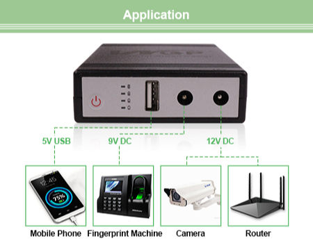 UPS, Online UPS, Multi Outputs, Online UPS, DC 9V 12V, Charging for WiFi Router Modem Mobile Phone supplier