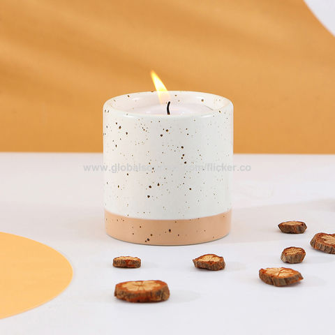 Buy Wholesale China 3.35oz Ceramic Scented Candle Jar ,ceramic Candle  Holder,spot Ceramic Candle Container & Ceramic Candle Container at USD 1.02