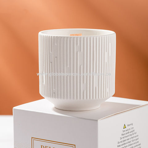 Buy Wholesale China Imitation Marble Stone Ceramic Jar, Soy Scented Candle,  Home Hotel Decoration, Customizable Scented & Ceramic Candle Jar at USD  2.42