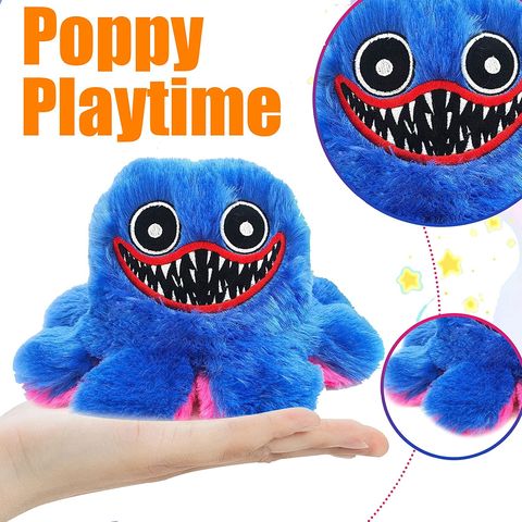 Blue and Pink Poppy Playtime Fluffy Plush Soft Cartoon Huggy Wuggy