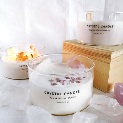 DIY Craft Candle Making Kit Candle Kit Floral Candle Amethyst Lavender  Scent Soy Wax Christmas Gift Gift for Her Craft Kit 