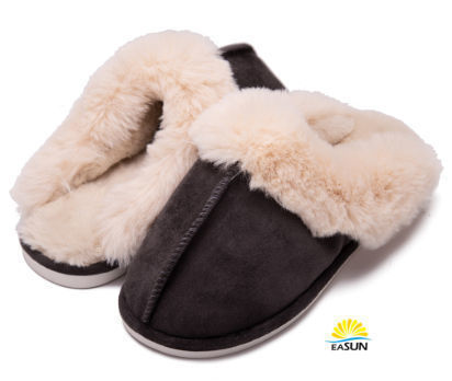 Smile Face Slipper Men Loafers Shoes Fur Slippers Women Home Slippers Bear Slippers Chinese Slippers Supplier