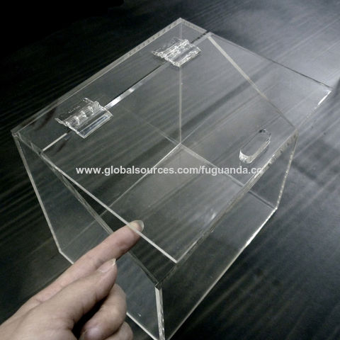 Buy Wholesale China Customize Plexiglass Rectangular Box Acrylic Pmma  Perspex & Plexiglass Rectangular Box