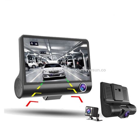 1080p Auto-Dashcam vorne und hinten innen, Dashcam mit einstellbarem  Objektiv und Loop-Aufnahme, G-senso