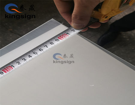 Kingsign® Acrylic China custom transparent plexiglass sheet for decoration supplier