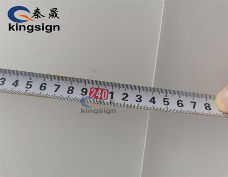 Kingsign® Acrylic China custom transparent plexiglass sheet for decoration supplier