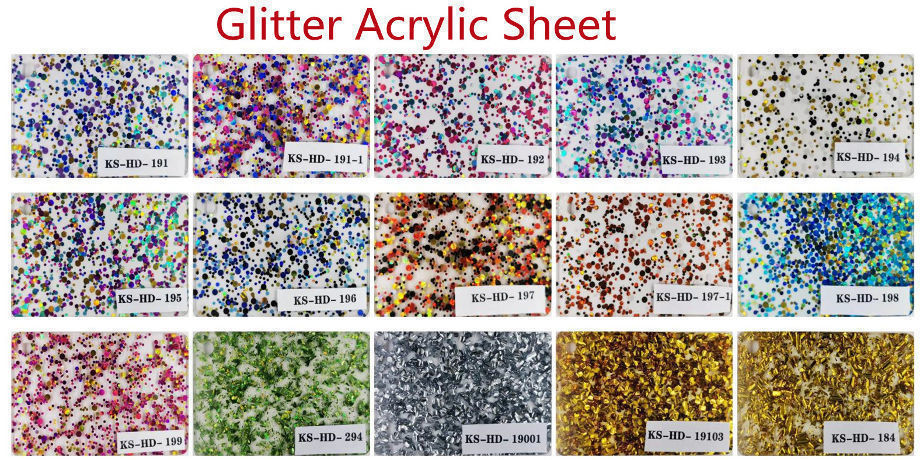 Buy Wholesale China Kingsign® Acrylic Sheet Candy Color Glitter Cast Acrylic  Sheets Perspex Board & Candy Color Glitter Acrylic Sheets at USD 12