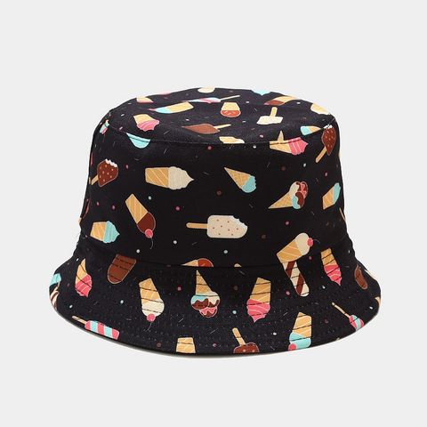 New Ice Cream Embroidered Reversible Bucket Hat Fisherman Hat Outdoor  Travel Sun Cap Hats, Outdoor Travel Sun Cap, Bucket Cap, Fisherman Hat -  Buy China Wholesale Reversible Bucket Hat $2.25