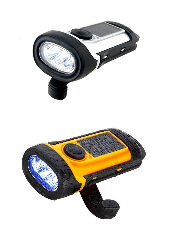 This solar-powered hand-crank emergency LED flashlight is only $7 - CNET