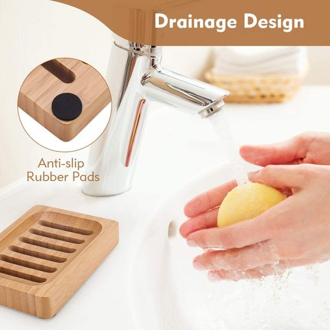 Buy Wholesale China Wholesale Bamboo Soap Dispenser Tray Bathroom  Countertop Tray Kitchen Tray Bamboo Tray Sink Tray Dresser Jewelry Ring Dish  & Bathroom Countertop Tray Kitchen Tray Bamboo Tray at USD 0.99