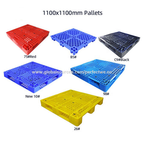 Buy Wholesale China Plastic Pallet Single Faced Euro Standard Size  1200*800*145 Heavy Duty Pallet For Transportation & Plastic Pallets at USD  5.76