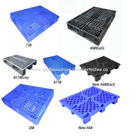 Buy Wholesale China Plastic Pallet Single Faced Euro Standard Size  1200*800*145 Heavy Duty Pallet For Transportation & Plastic Pallets at USD  5.76