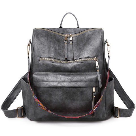 Fashion Backpack Purse for Women Multipurpose Design Convertible Satchel  Handbags and Shoulder Bag PU Leather Travel bag