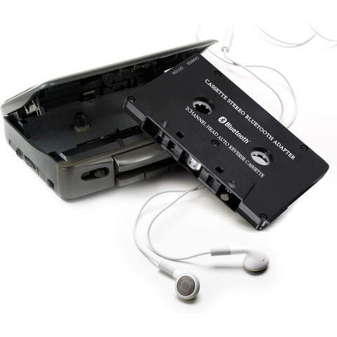 Acheter Adaptateur de Cassette sans fil Bluetooth 5.0 pour voiture, MP3,  mains libres, Aux, son stéréo, lecteur de Cassette