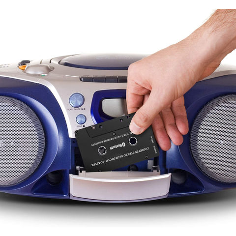 Lecteur de cassette Bluetooth Lecteur de bande inversée automatique Sortie  Bluetooth vers haut-parleur casque