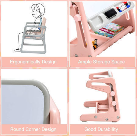 Kids Tabletop Easel 90-180° Draw Art Easel For Kids-easy To Clean &  Magnetic Dry Erase Easel Toys - Explore China Wholesale Toys Art Easel Table  Chair and Kids Art Easel Toys, Artist