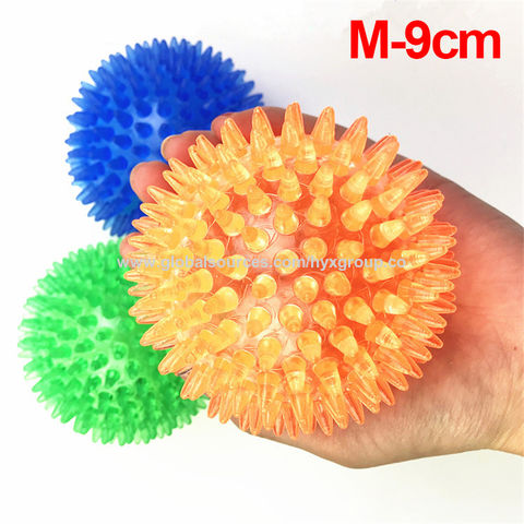 Buy Wholesale China Small Dog Pets Chewing Toy Molar Cleaning Tooth Tpr  Bite-resistant Hedgehog Ball Puppy Interactive & Pet Toy Balls at USD 0.4