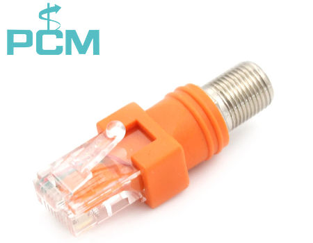 RF F Type To RJ45 Coaxial Connector RF To RJ45 Connector RF F Type RF F Type To RJ45 Coaxial Connector RF To RJ45 Connector RF F Type
