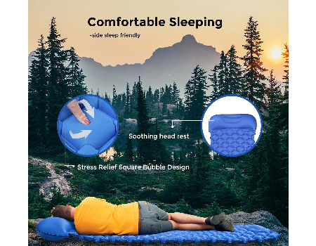 Buy Wholesale China Extra-comfort Lycra Fabric Sleeping Mat With