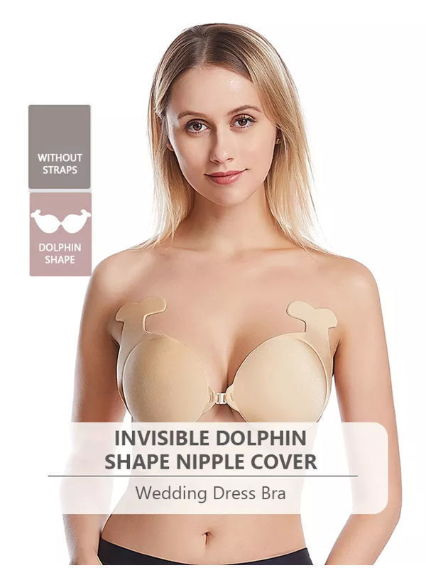 Cache-Tétons NEATS 20+1 Paire Cœur - Soutien-Gorge Autocollant Hypoallergénique - Satin Invisible Pour Femme - Nude